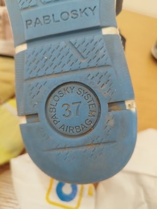 Sandalias Pablosky niño Talla 37 Azul