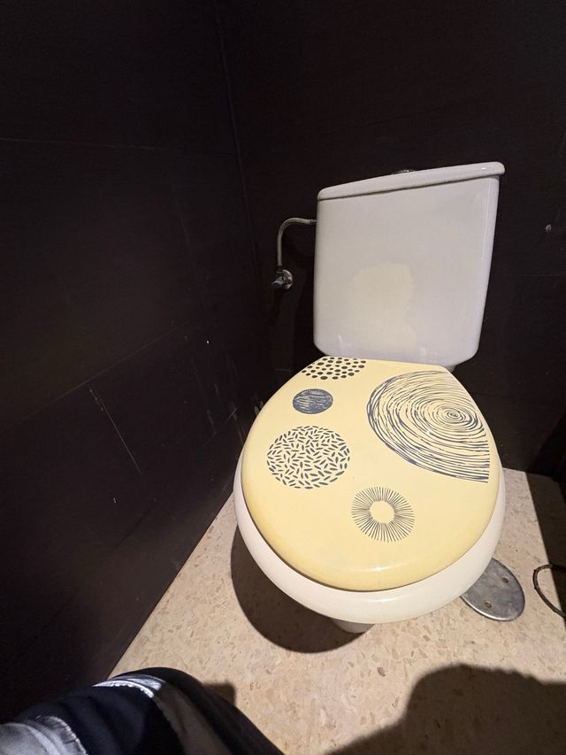 Tapa de inodoro con diseño