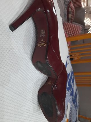 Scarpe Raffiné Bordeaux Tacco 10cm Tg 37