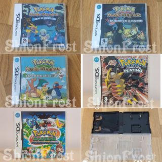 Lote 5 Cajas Pokémon DS + Caja Extra