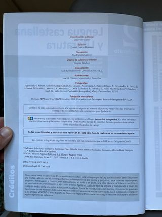 Lengua Castellana y Literatura 2º Bachillerato