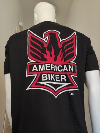American Biker T Shirt Vintage 90s Harley Davidson