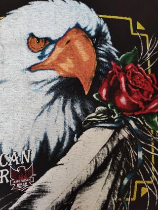 American Biker T Shirt Vintage 90s Harley Davidson