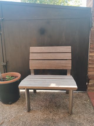 Silla Santa & Cole exterior madera