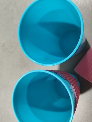 2 Vasos Termo Flamenco Rosa y Azul