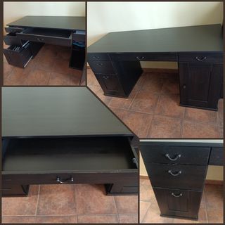 Escritorio robusto de madera de Ikea