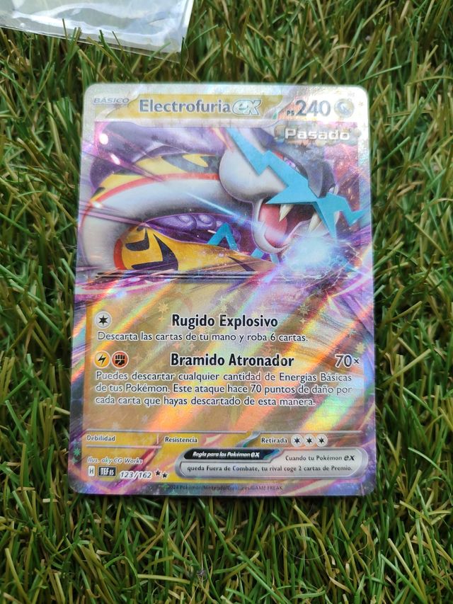 Electrofuria ex Pokémon Carta