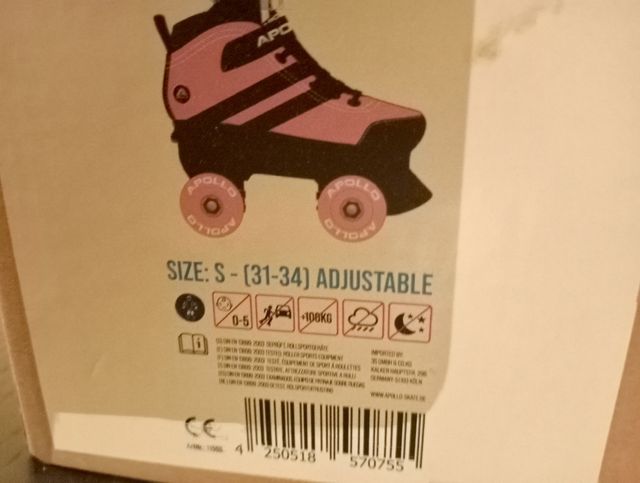 Pattini Apollo regolabili taglia S (31-34)