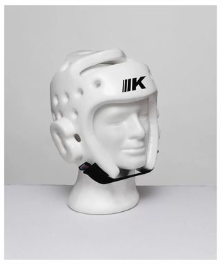 Casco TKD Oficial Blanco Karate Kiokushinkai