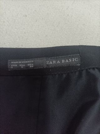 Falda Zara Negra