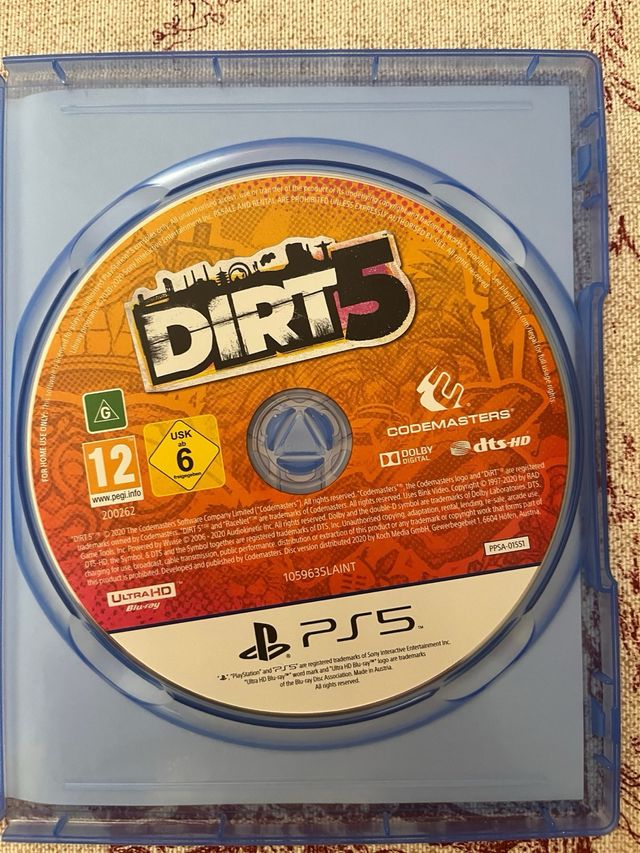 Juego Dirt 5 PS5