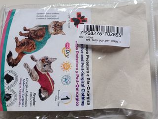 Ropa Protectora Gato Pet Med Talla 1 Verde
