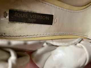 Louis Vuitton Beige Zapatos Flores
