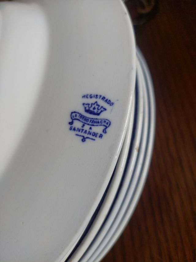 Platos de porcelana La Tremo Tamasas