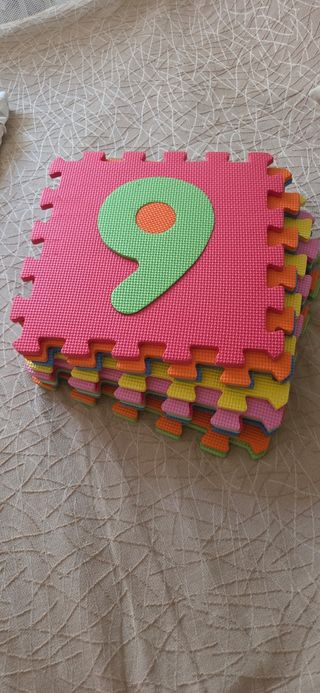 Puzzle Suelo Bebé Número 9