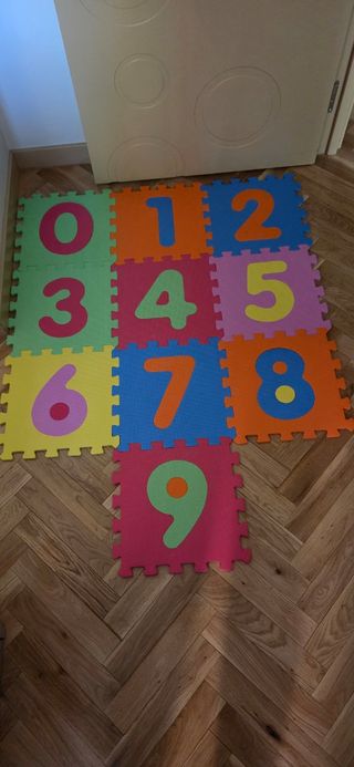 Puzzle Suelo Bebé Número 9
