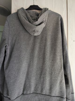 Sudadera Hollister Gris con Cremallera talla M