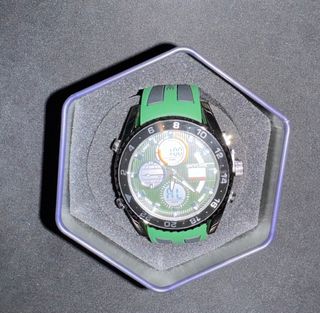 Reloj Skyline Deportivo Verde y Negro