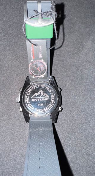 Reloj Skyline Deportivo Verde y Negro