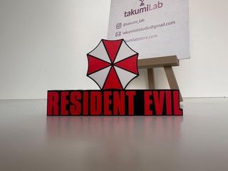 Resident Evil Logo - Letrero Decorativo
