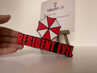 Resident Evil Logo - Letrero Decorativo
