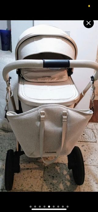 Carrito de bebé 2 en 1 color beige