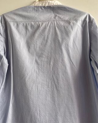 Camisa Massimo Dutti azul y blanca Talla M