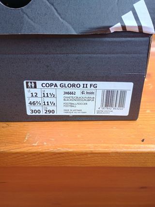 Botas de fútbol Adidas Copa Gloro II FG 46 2/3
