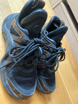 Zapatos Louis Vuitton Negros y Marrones