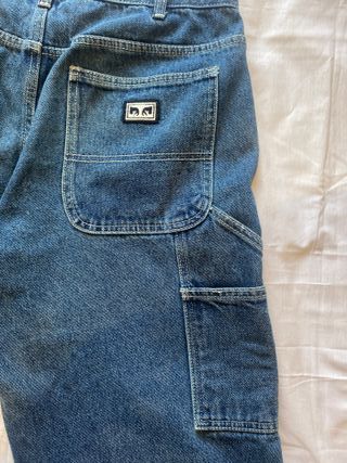 Obey Pantalones Baggy Fit Carpenter Talla 30