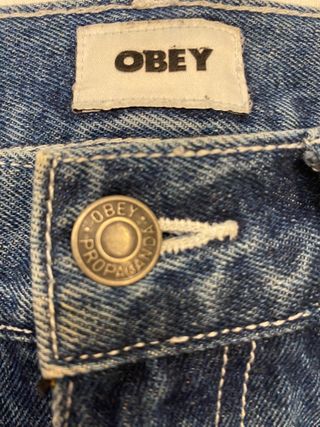Obey Pantalones Baggy Fit Carpenter Talla 30