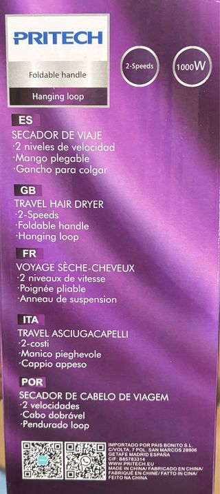 Secador de pelo PRITECH TC-2260
