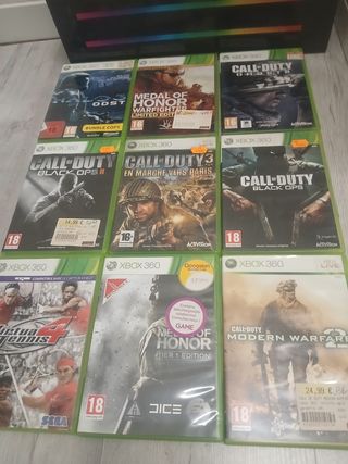 Lote 9 juegos Xbox 360
