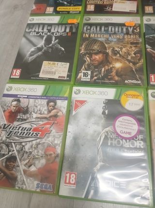 Lote 9 juegos Xbox 360