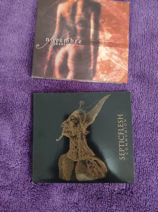 Lote 2 CDs: Novembre / Septicflesh