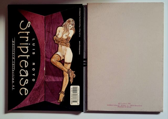 Lote Postales Luis Royo Striptease y S.F.