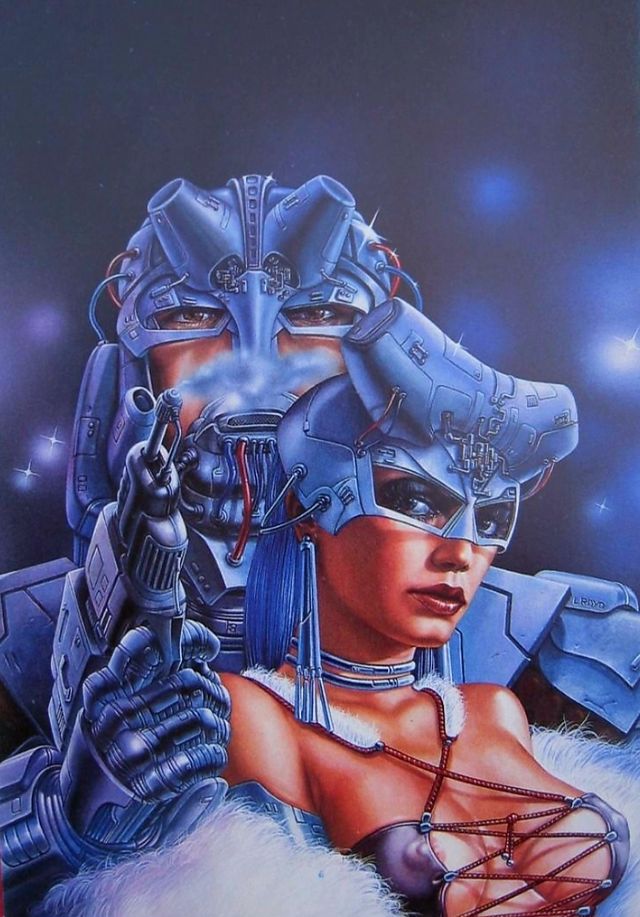 Lote Postales Luis Royo Striptease y S.F.