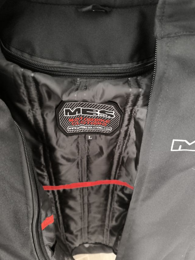 Chaqueta Moto Mujer MBS Tricapa Negra