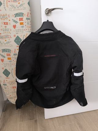 Chaqueta Moto Mujer MBS Tricapa Negra
