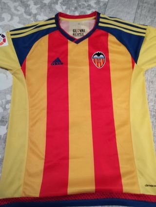 Camiseta Valencia CF Señera 2017-18 talla XL 



