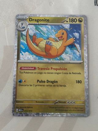 Carta Pokémon Dragonite Holográfico