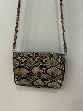 Bolso estampado serpiente