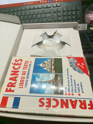 Curso Fránces Intensivo con 4 CDs y libro