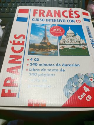 Curso Fránces Intensivo con 4 CDs y libro