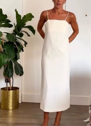 Vestido midi Zara T/S