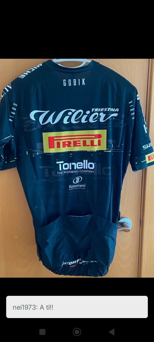 Maillot Gobik Wilier Pirelli Gaerne