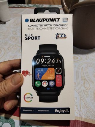 Smartwatch Blaupunkt Coaching Nero