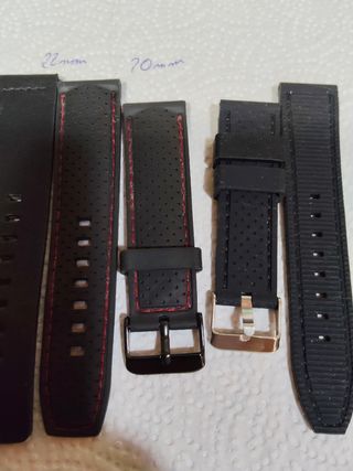 Correas de reloj negras