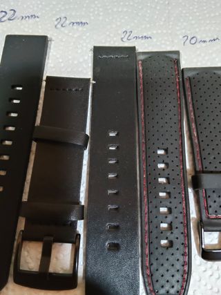 Correas de reloj negras