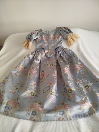 Traje de Fallera Niña Talla 4,leva dos cuerpos 